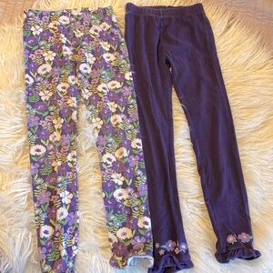 Gymboree leggings set of 2pair. Size 8